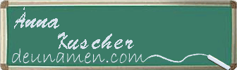 Änna Kuscher Visitenkarte